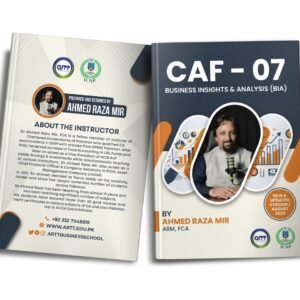 CAF 07 :Business Insight and Analysis